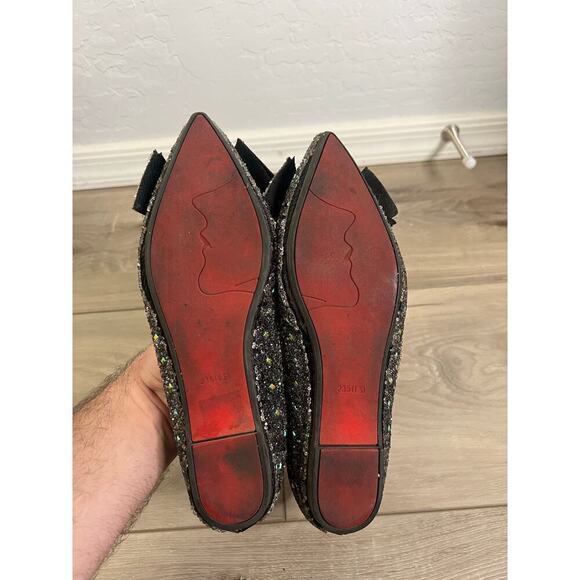 Womens Rhinestone Flats -Pointed Toe Ballet Flat - Picture 5 of 5